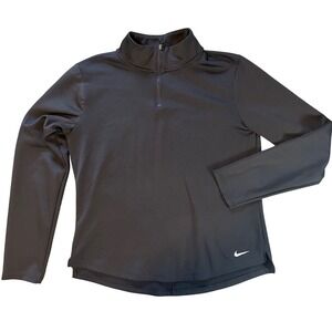 Nike Gorpcore Therma-Fit Quarter Zip Pullover Medium Black Fleece Lined Top
